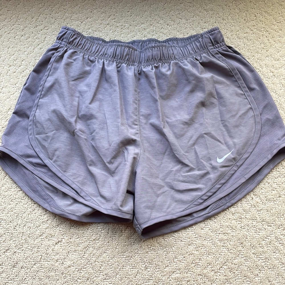 Nike gray tempo shorts women small